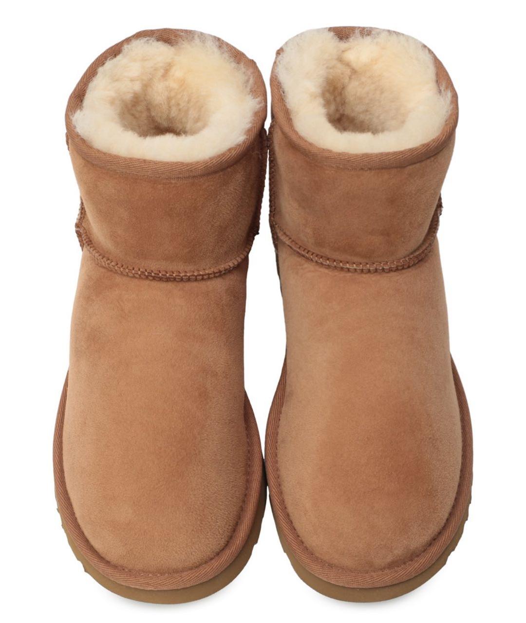 UGG AUSTRALIA Коричневые замшевые полусапоги, фото 4