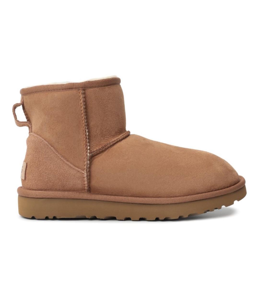 UGG AUSTRALIA Коричневые замшевые полусапоги, фото 1