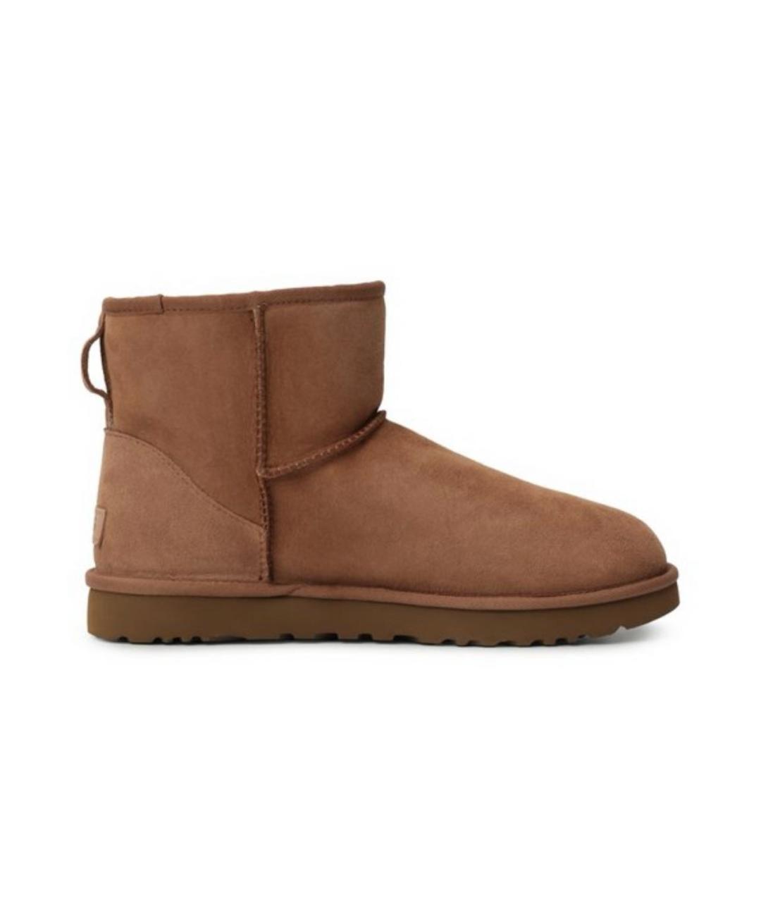 UGG AUSTRALIA Коричневые замшевые полусапоги, фото 1