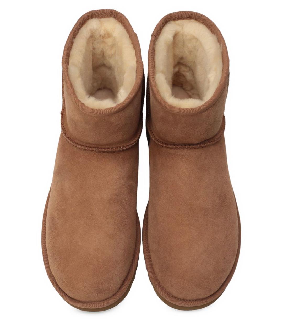 UGG AUSTRALIA Коричневые замшевые полусапоги, фото 3