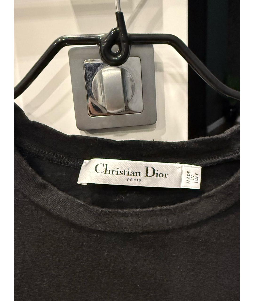 CHRISTIAN DIOR Черная футболка, фото 4