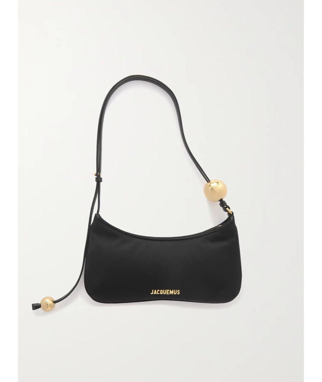 JACQUEMUS Черная сумка через плечо, фото 4