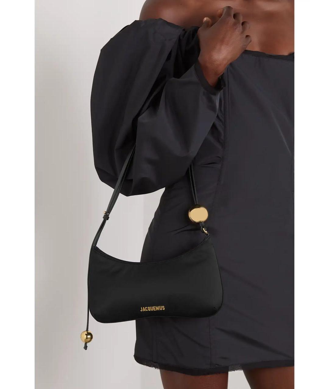 JACQUEMUS Черная сумка через плечо, фото 3