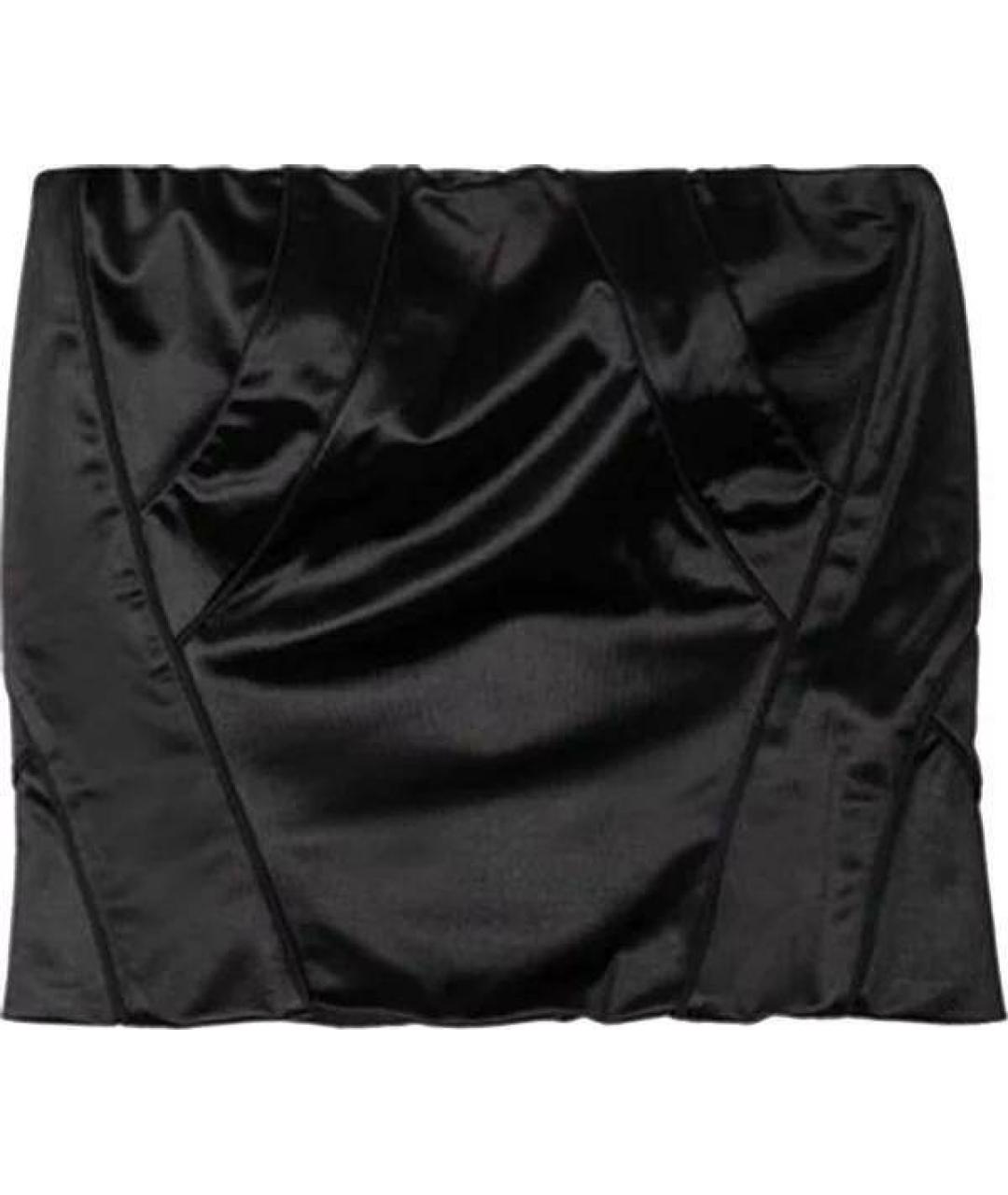 MM6 MAISON MARGIELA Черный хлопковый корсет, фото 2