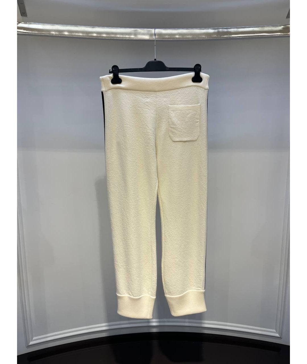 MAISON MARGIELA Бежевые прямые брюки, фото 2
