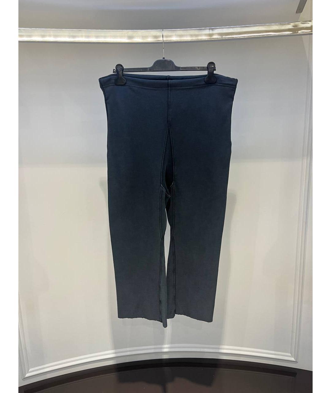 MAISON MARGIELA Черные прямые брюки, фото 3