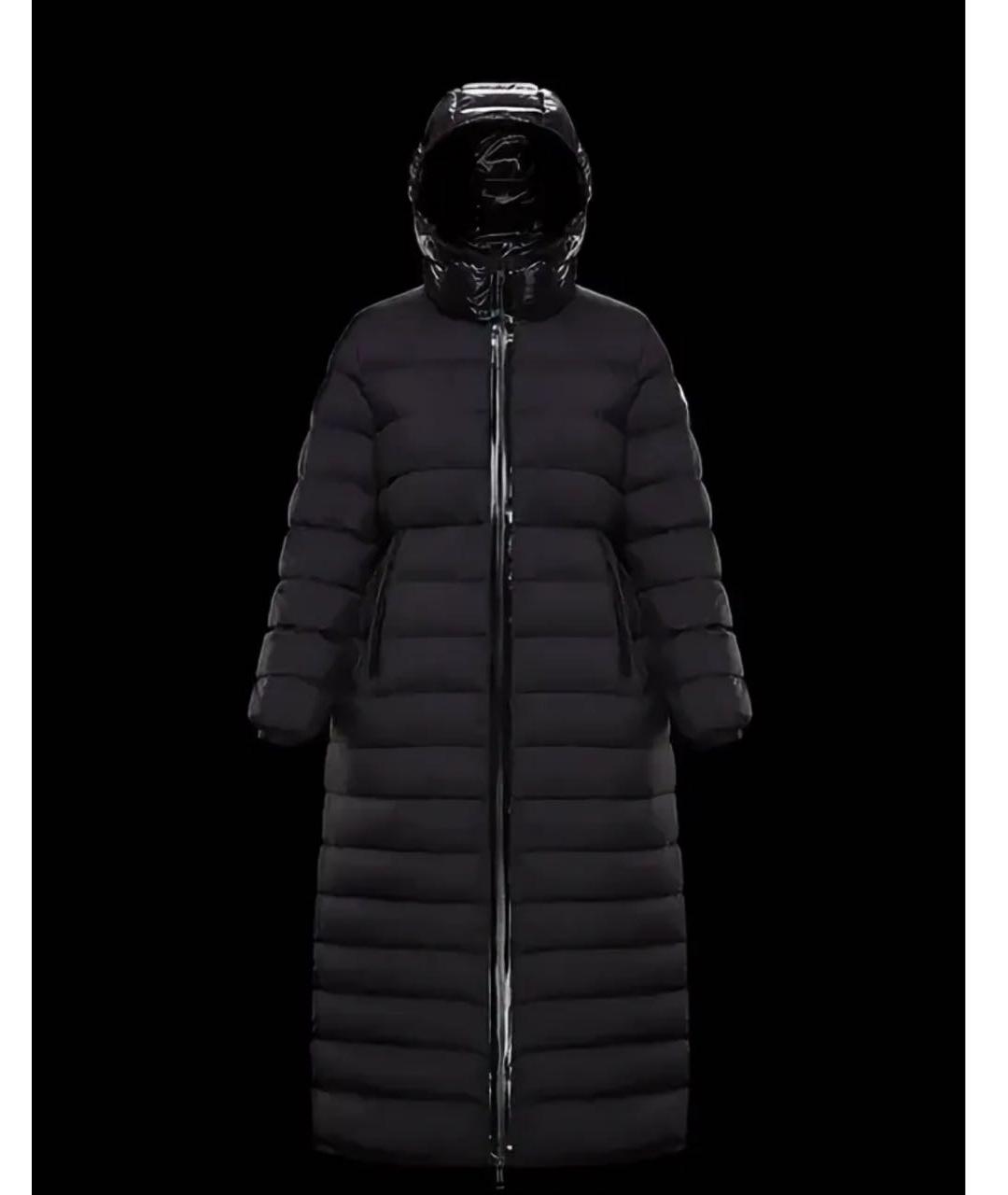 MONCLER Черный пуховик, фото 8