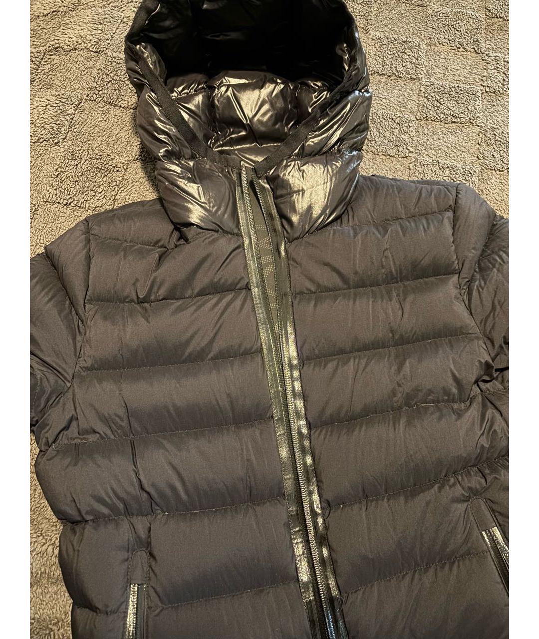 MONCLER Черный пуховик, фото 7