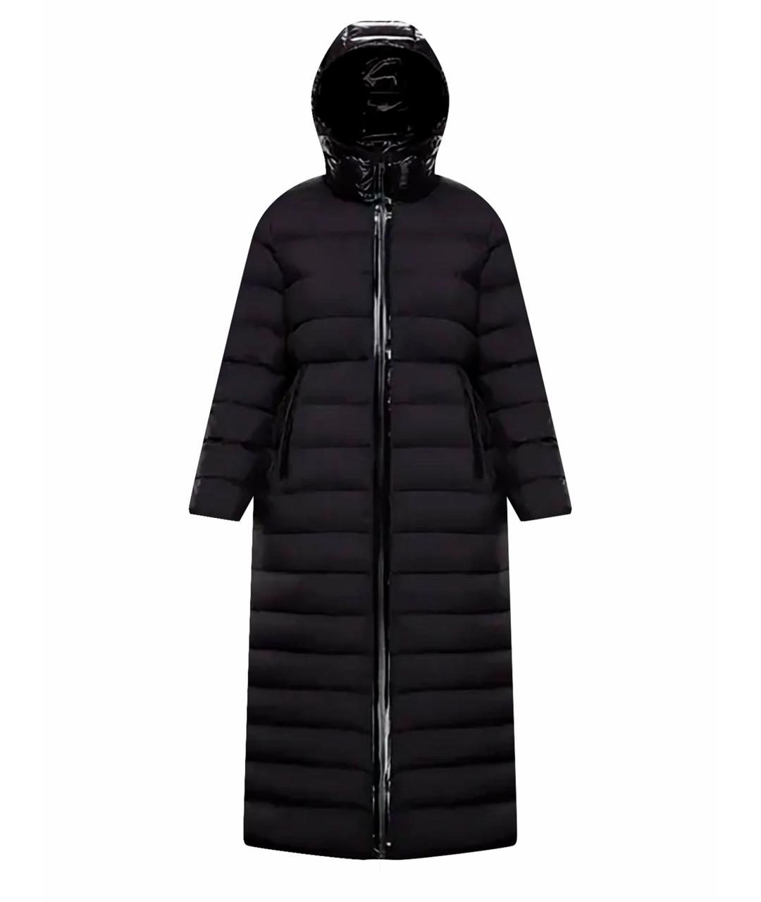 MONCLER Черный пуховик, фото 1