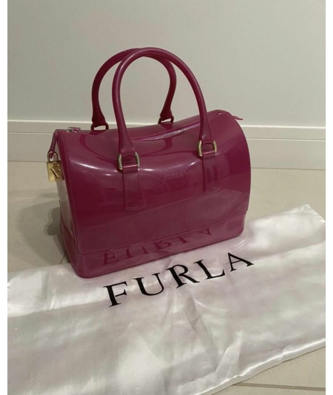 FURLA Фуксия сумка тоут, фото 4