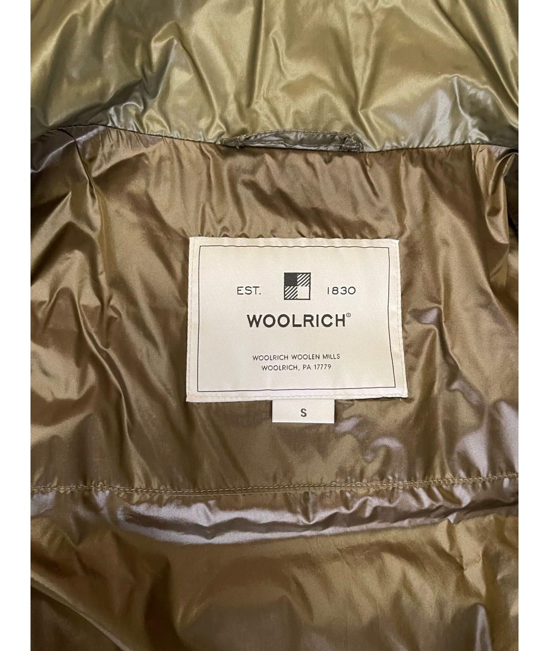 WOOLRICH Зеленая синтетическая куртка, фото 6