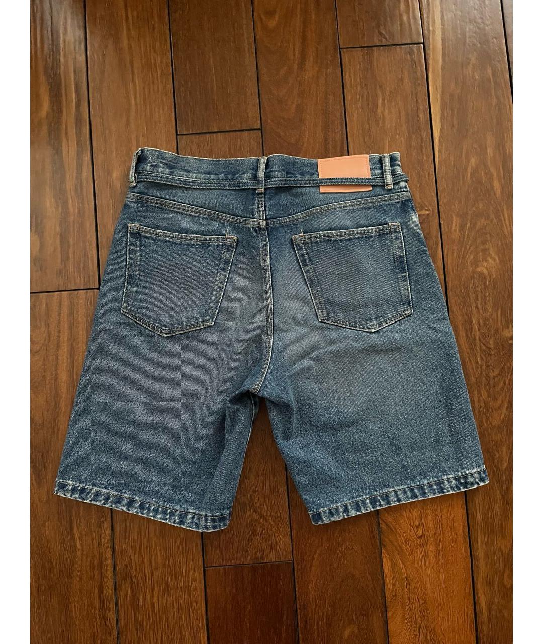 ACNE STUDIOS Синие деним шорты, фото 2