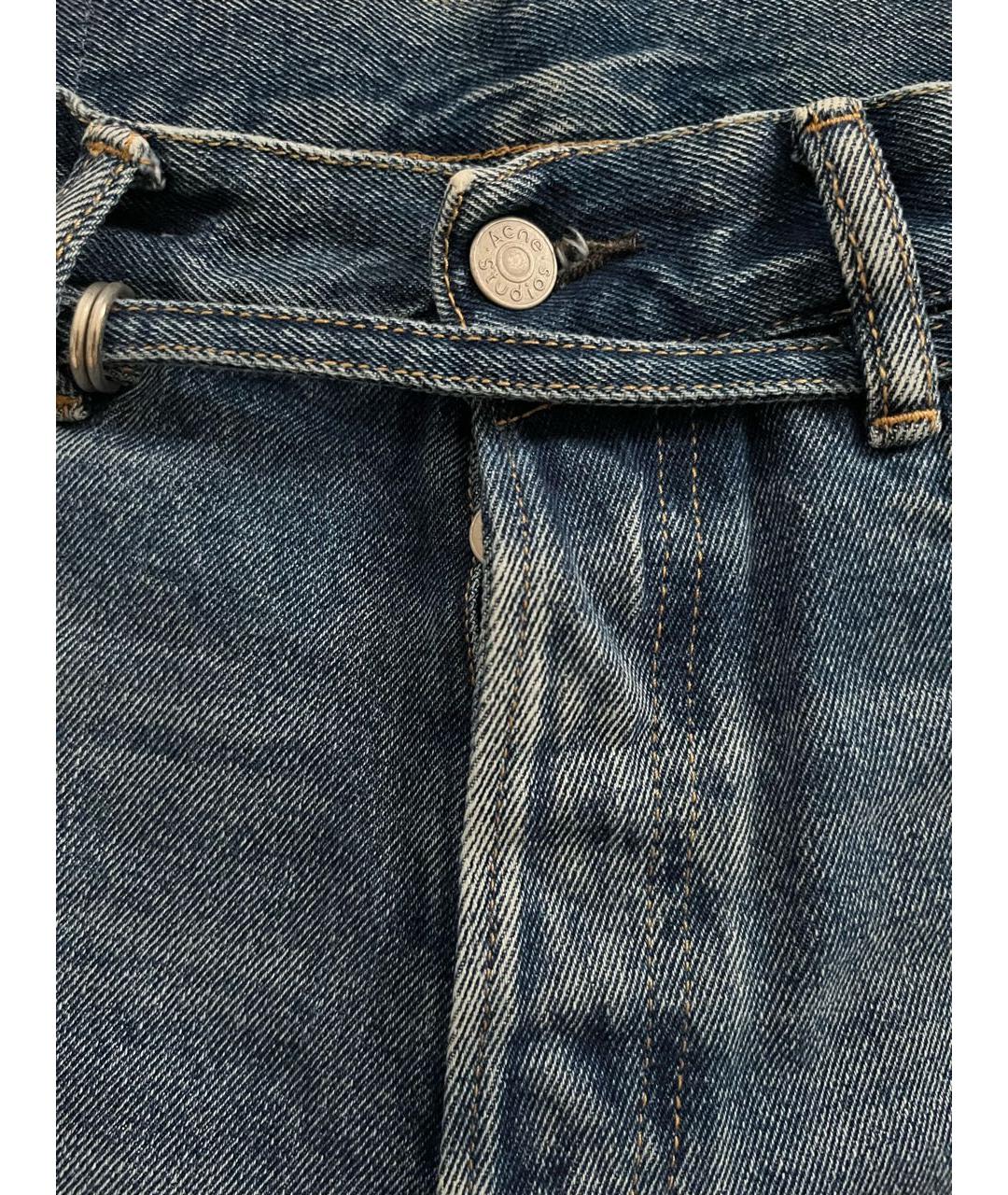 ACNE STUDIOS Синие деним шорты, фото 3