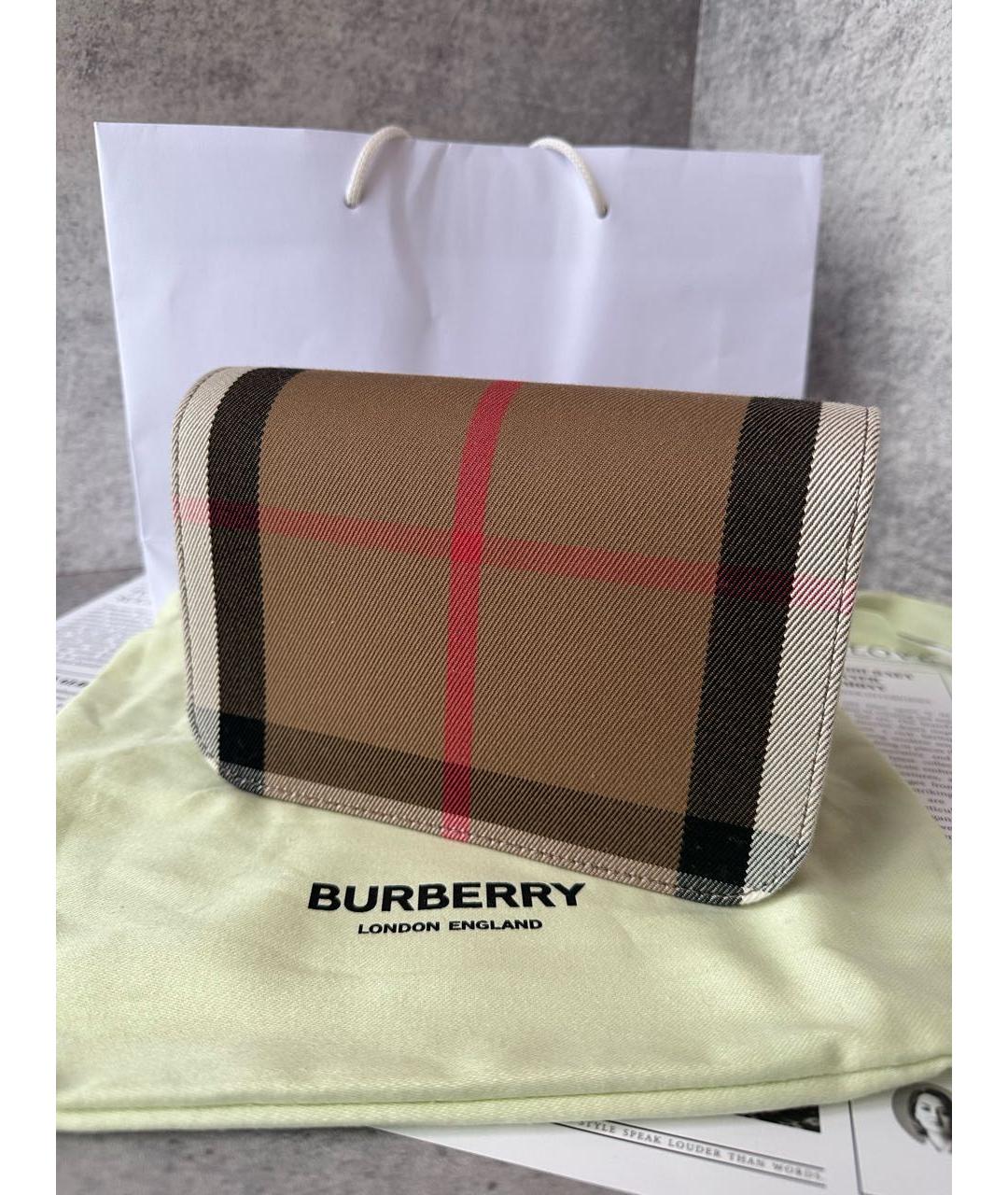 BURBERRY Коричневая сумка через плечо, фото 3