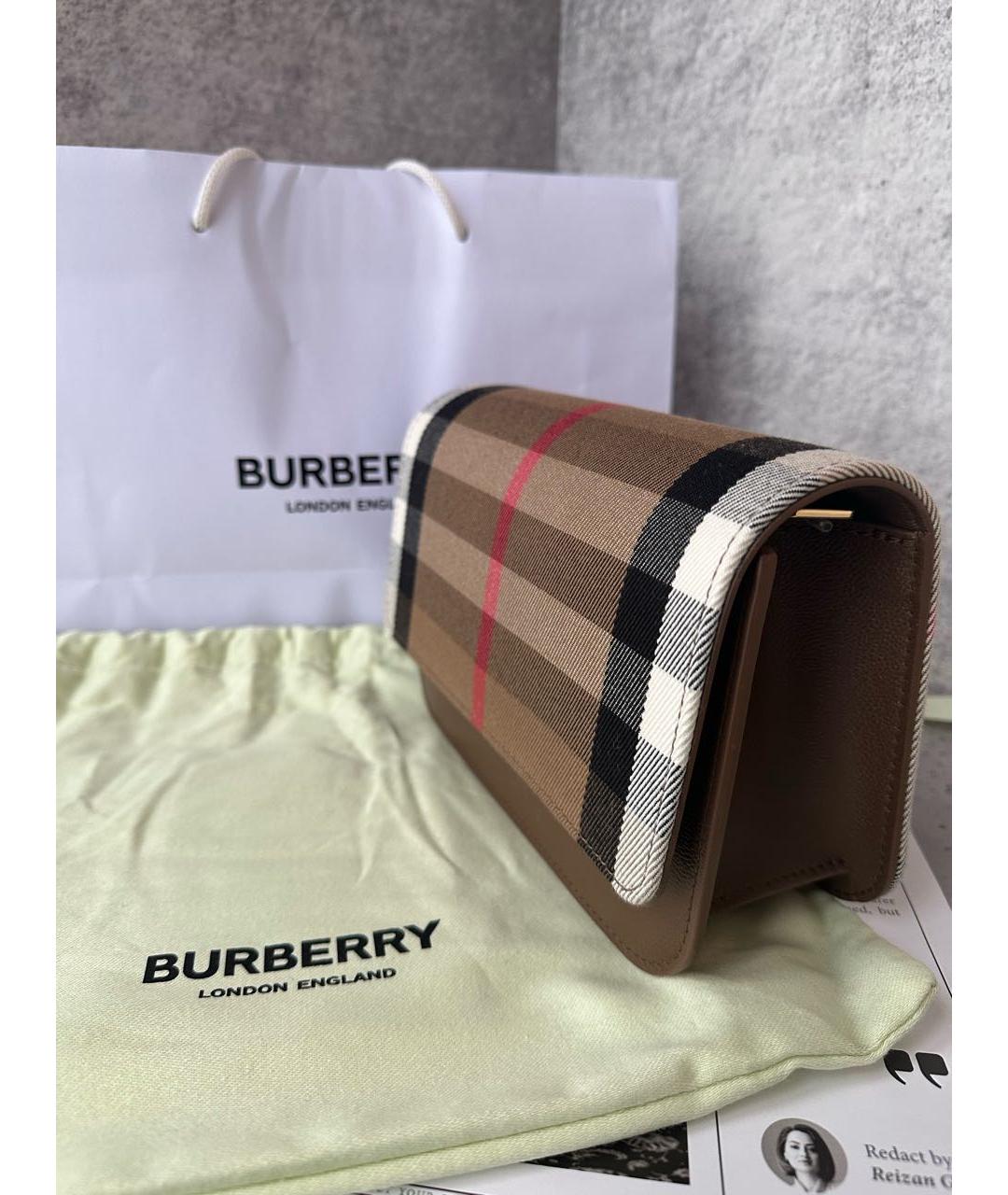 BURBERRY Коричневая сумка через плечо, фото 2