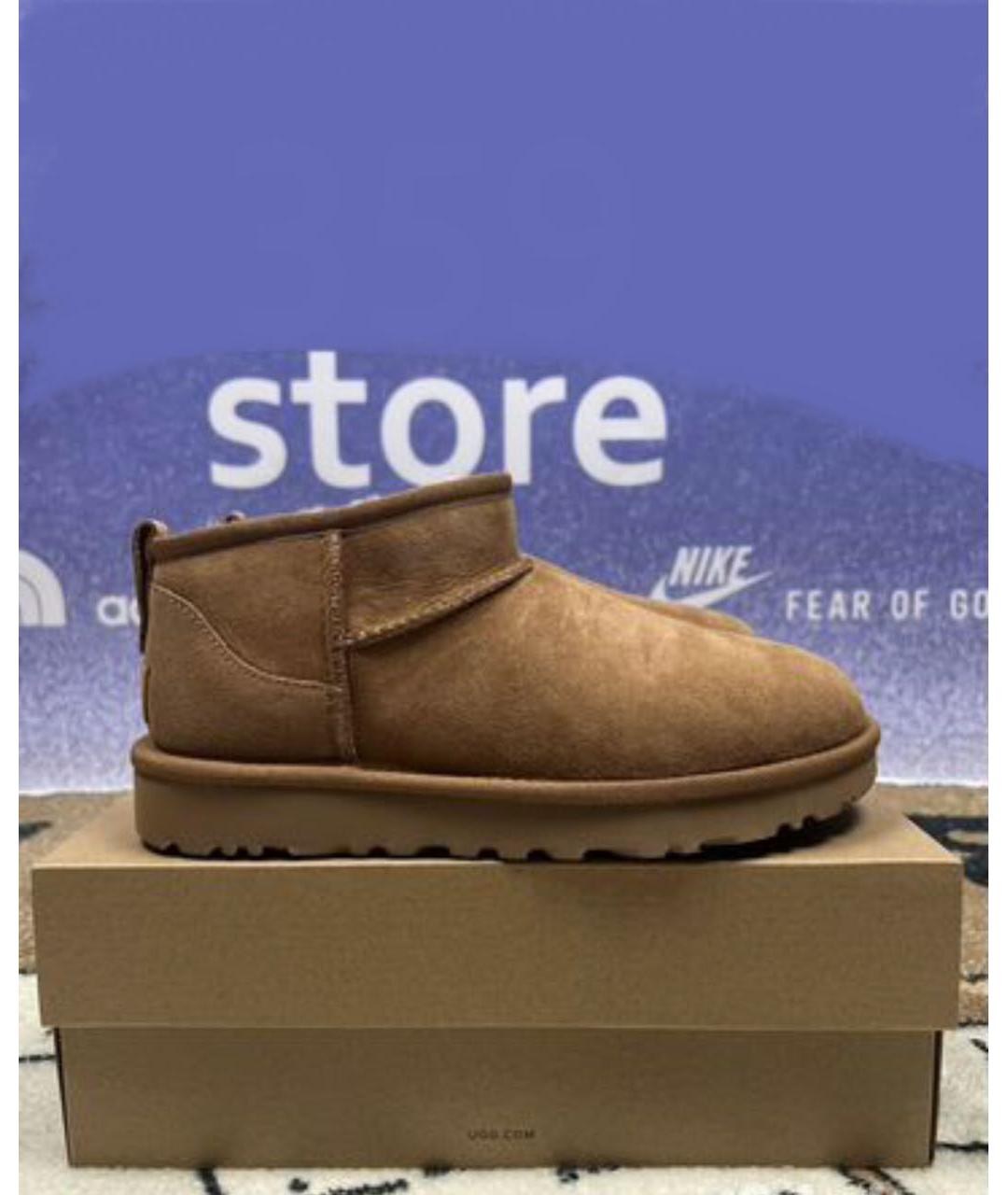 UGG AUSTRALIA Коричневые ботинки, фото 5
