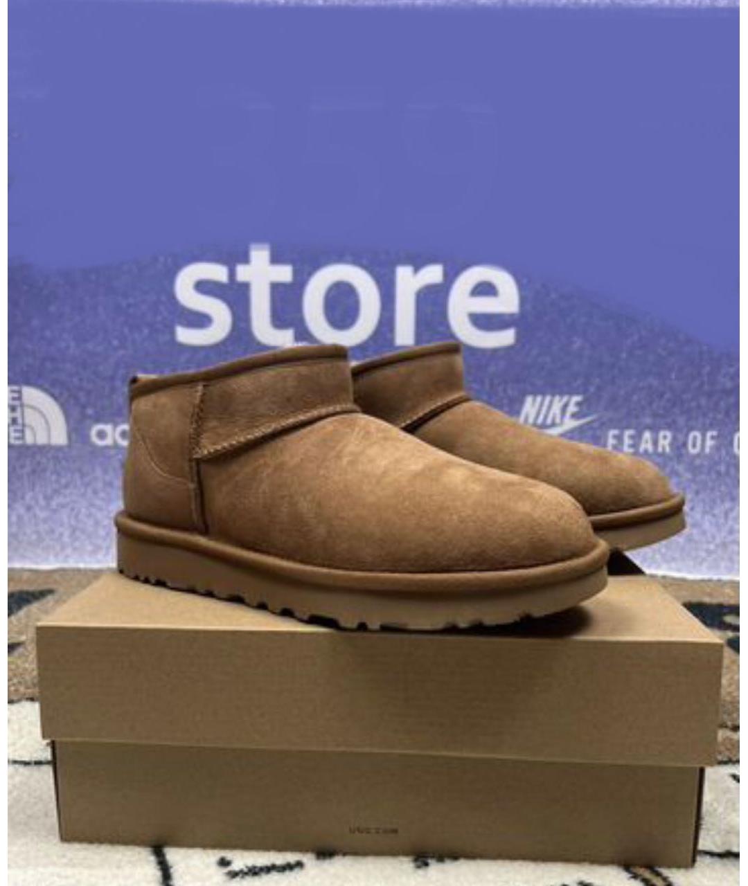 UGG AUSTRALIA Коричневые ботинки, фото 4