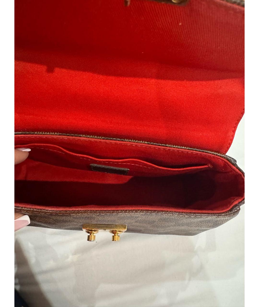 LOUIS VUITTON Коричневая сумка через плечо, фото 3