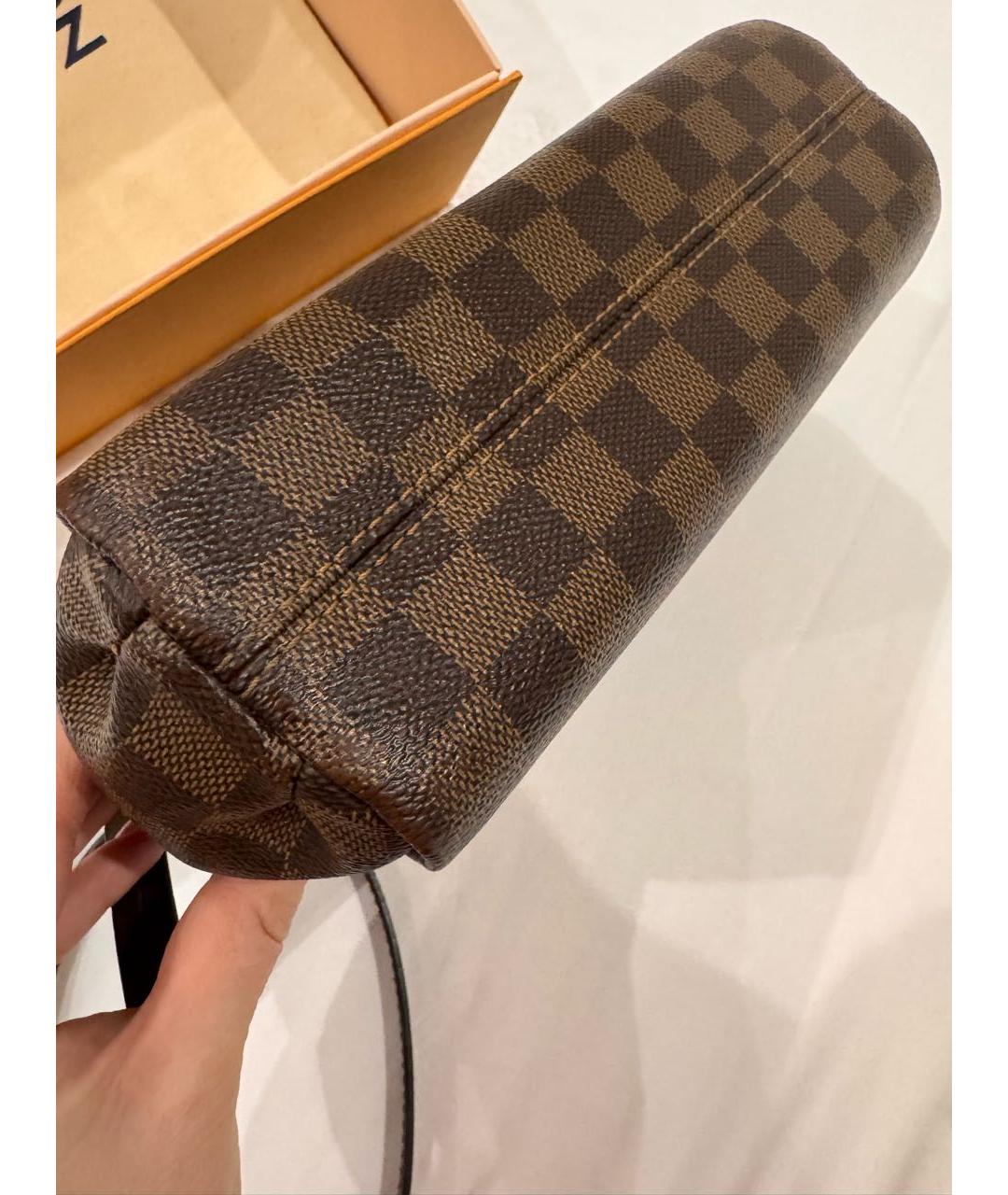 LOUIS VUITTON Коричневая сумка через плечо, фото 6