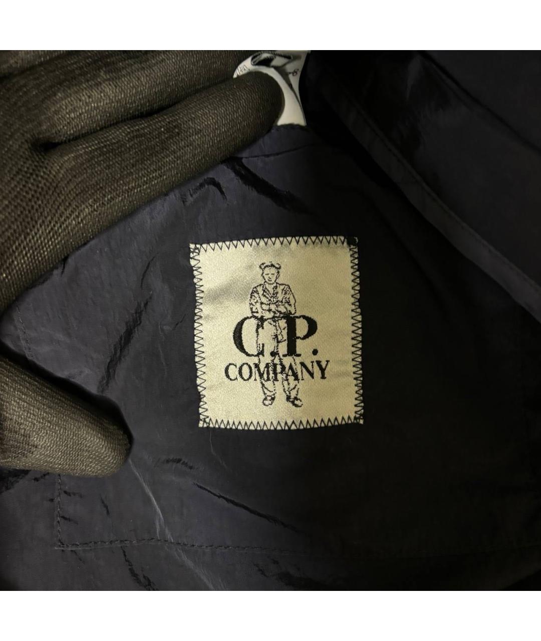 CP COMPANY Темно-синий полиамидовый тренч / плащ, фото 5