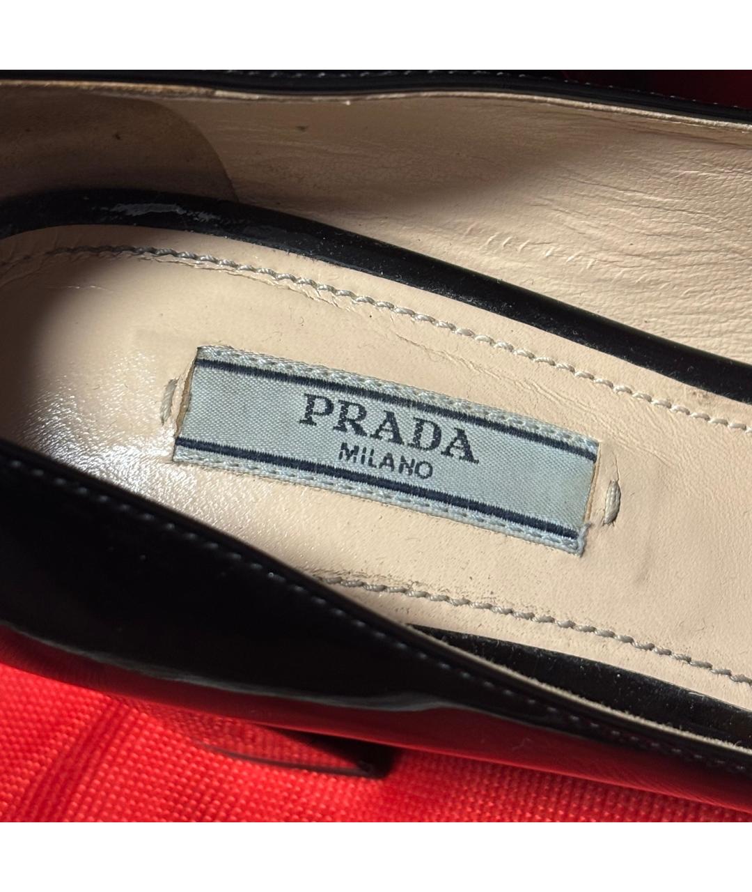 PRADA Черные туфли, фото 6