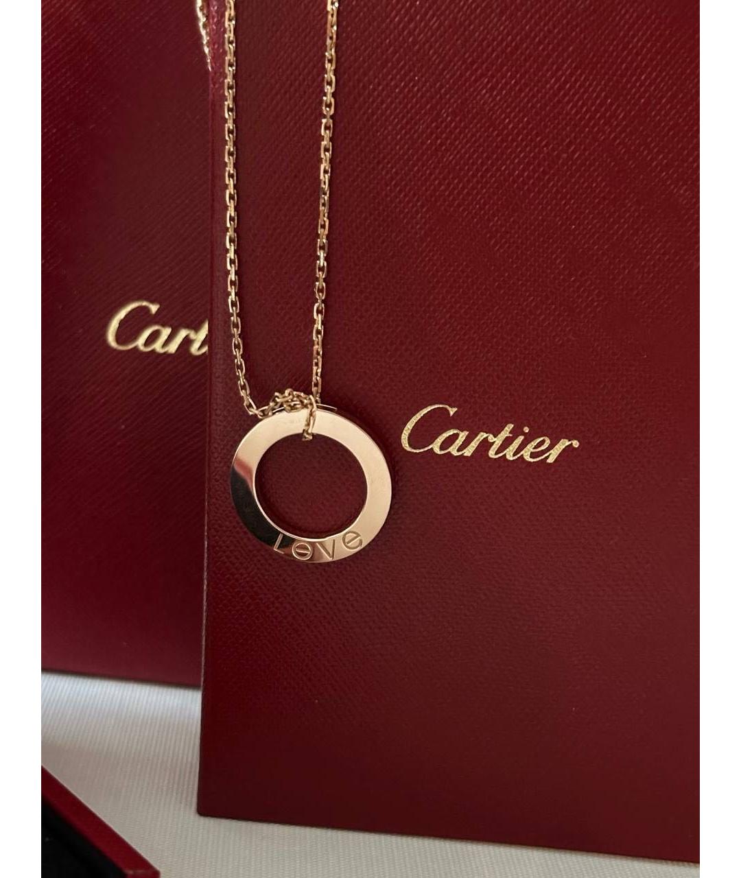 CARTIER Розовый кулон из розового золота, фото 3