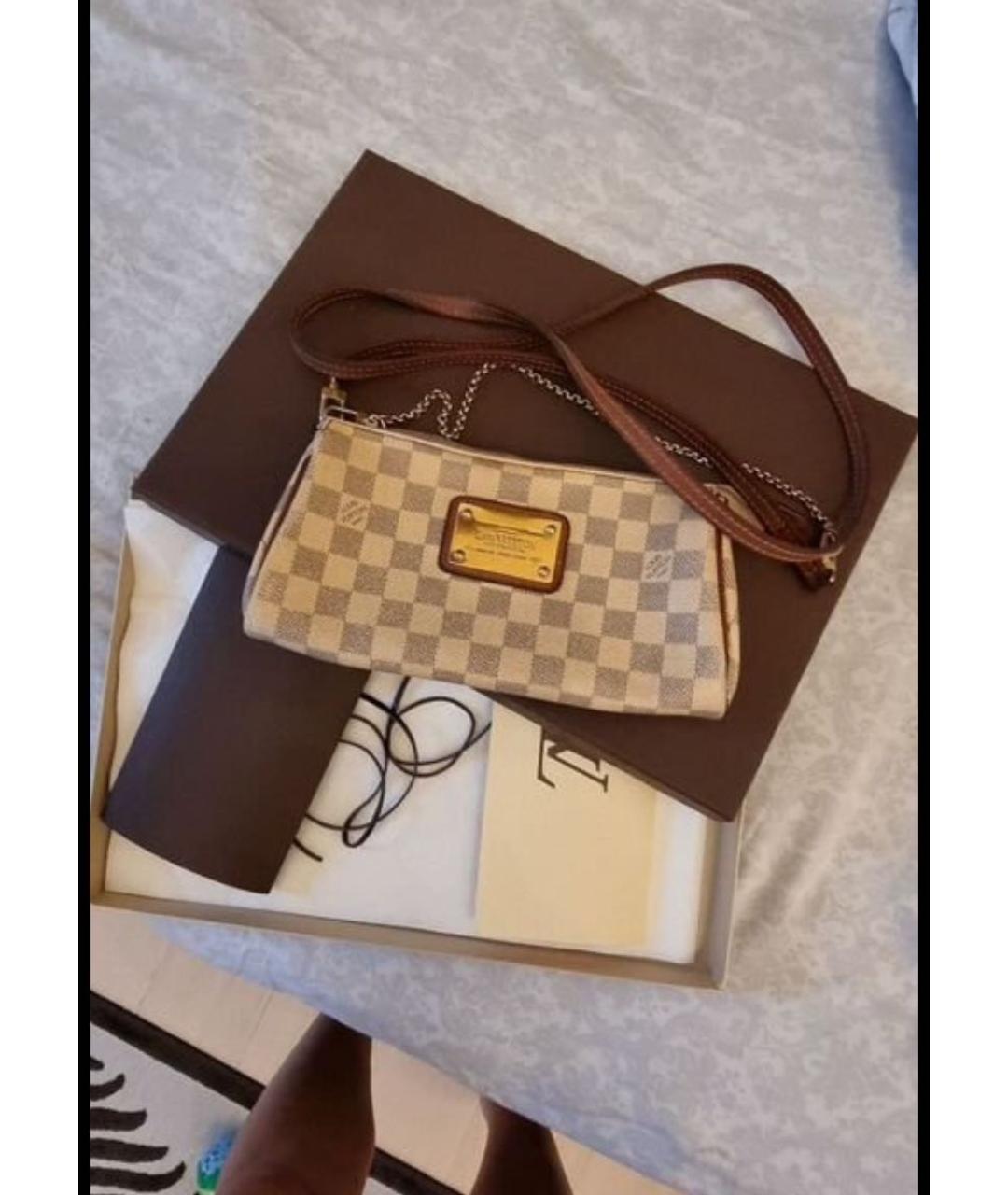 LOUIS VUITTON Белая сумка через плечо, фото 2