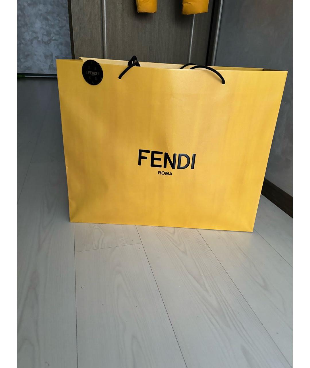 FENDI Коричневая куртка, фото 4