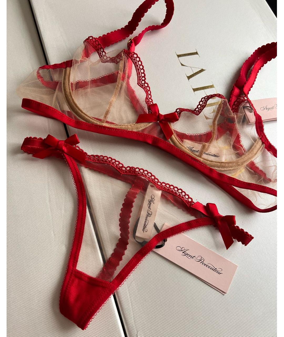 AGENT PROVOCATEUR Красный комплекты, фото 6