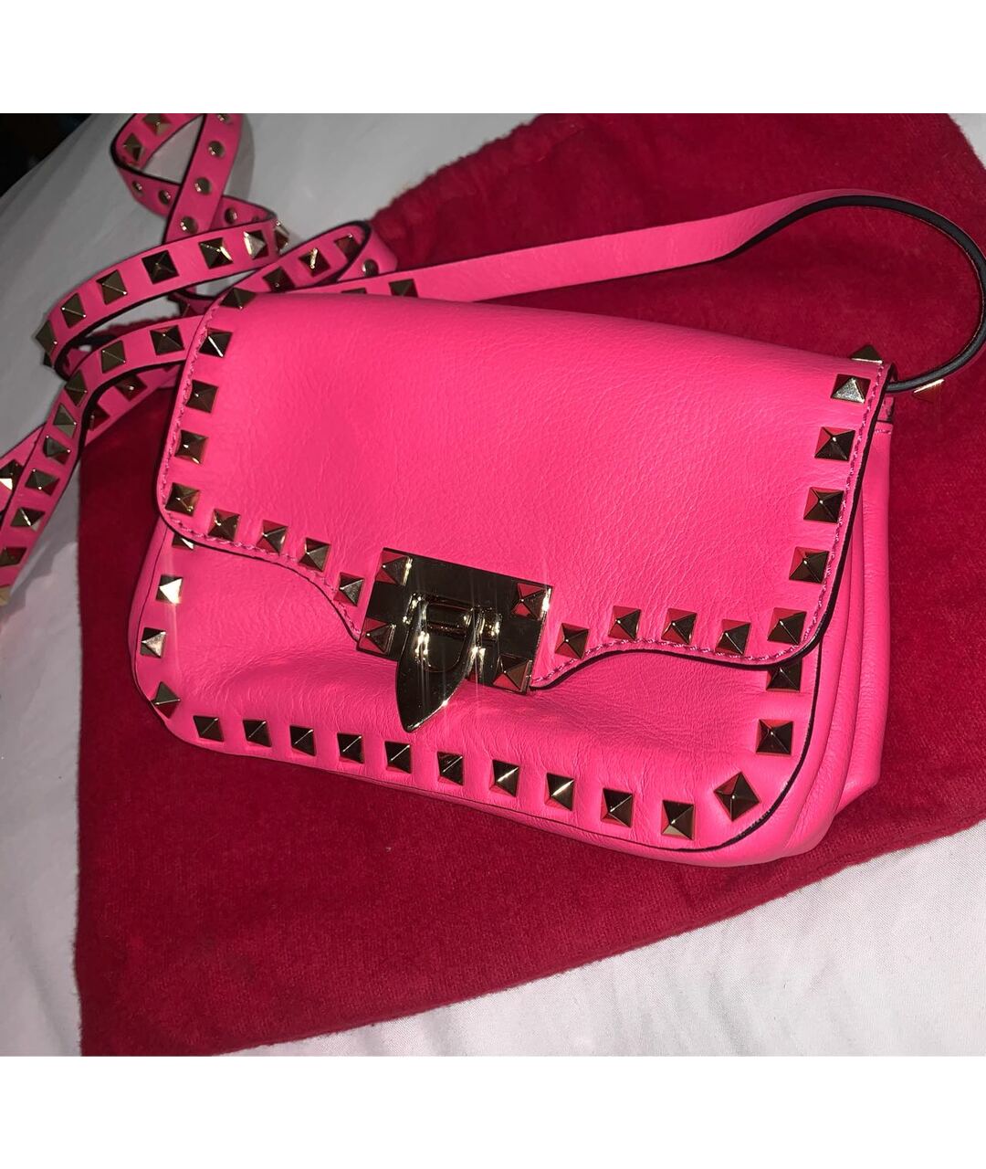 VALENTINO Розовая кожаная сумка тоут, фото 2