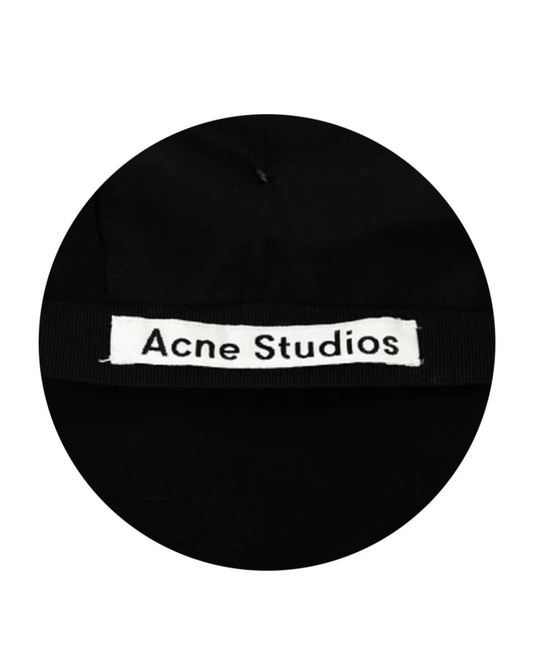 ACNE STUDIOS Зеленые полиэстеровые брюки широкие, фото 4