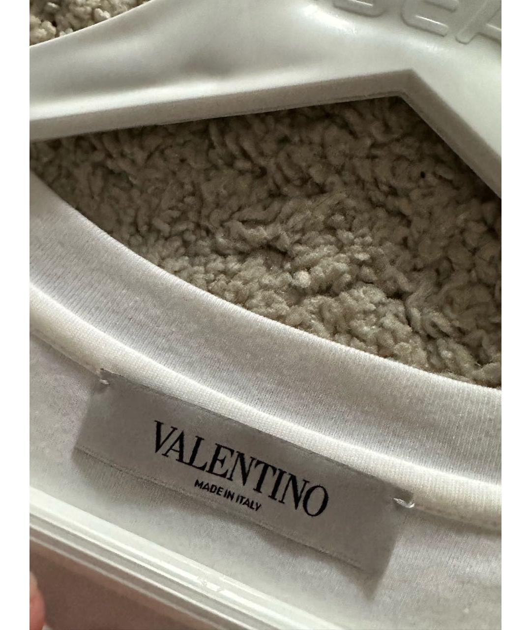 VALENTINO Белое хлопковое повседневное платье, фото 2