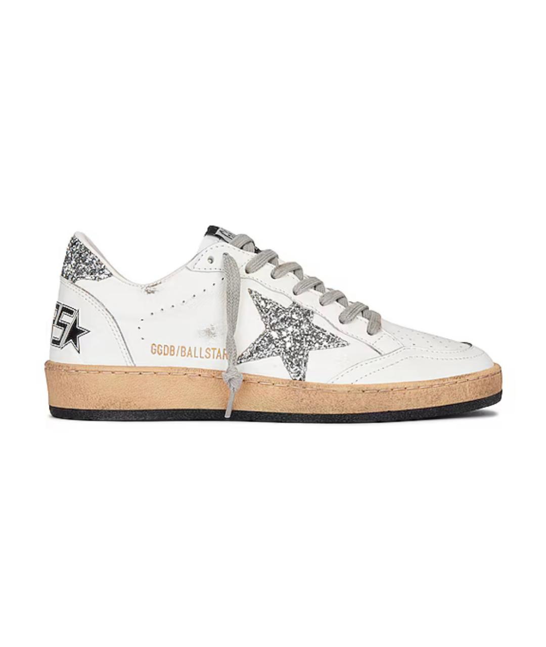 GOLDEN GOOSE DELUXE BRAND Белые кожаные кеды, фото 1