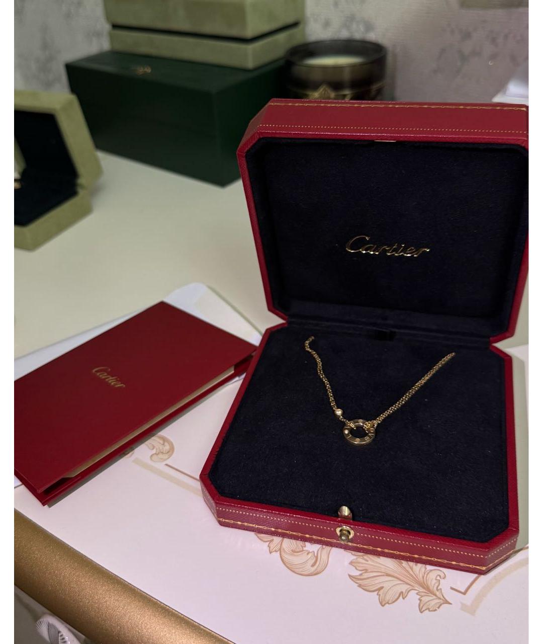 CARTIER Золотая подвеска из желтого золота, фото 2