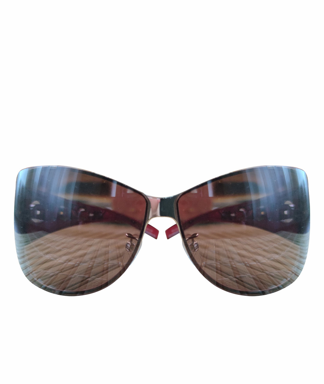 GIVENCHY Коричневые пластиковые солнцезащитные очки, фото 1