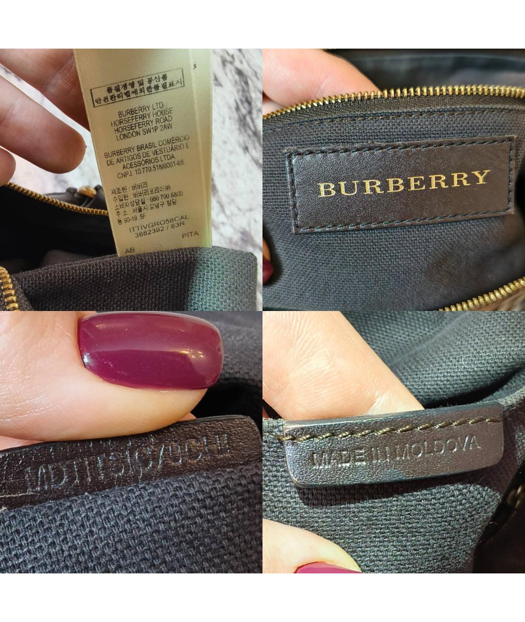 BURBERRY Сумка с короткими ручками, фото 5