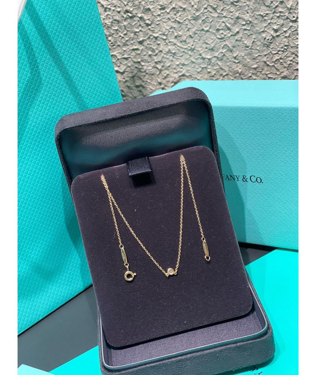 TIFFANY&CO Желтое колье из желтого золота, фото 4