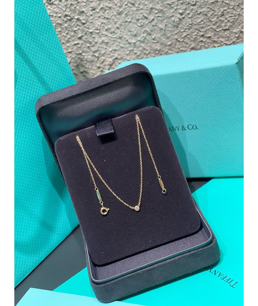 TIFFANY&CO Желтое колье из желтого золота, фото 2