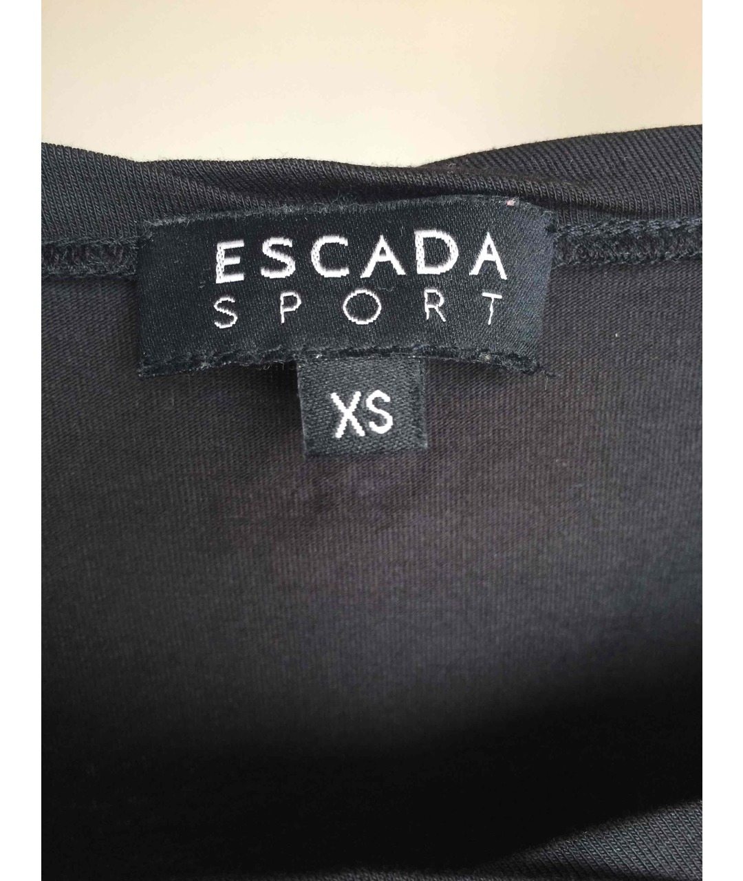 ESCADA Черное хлопко-эластановое повседневное платье, фото 3