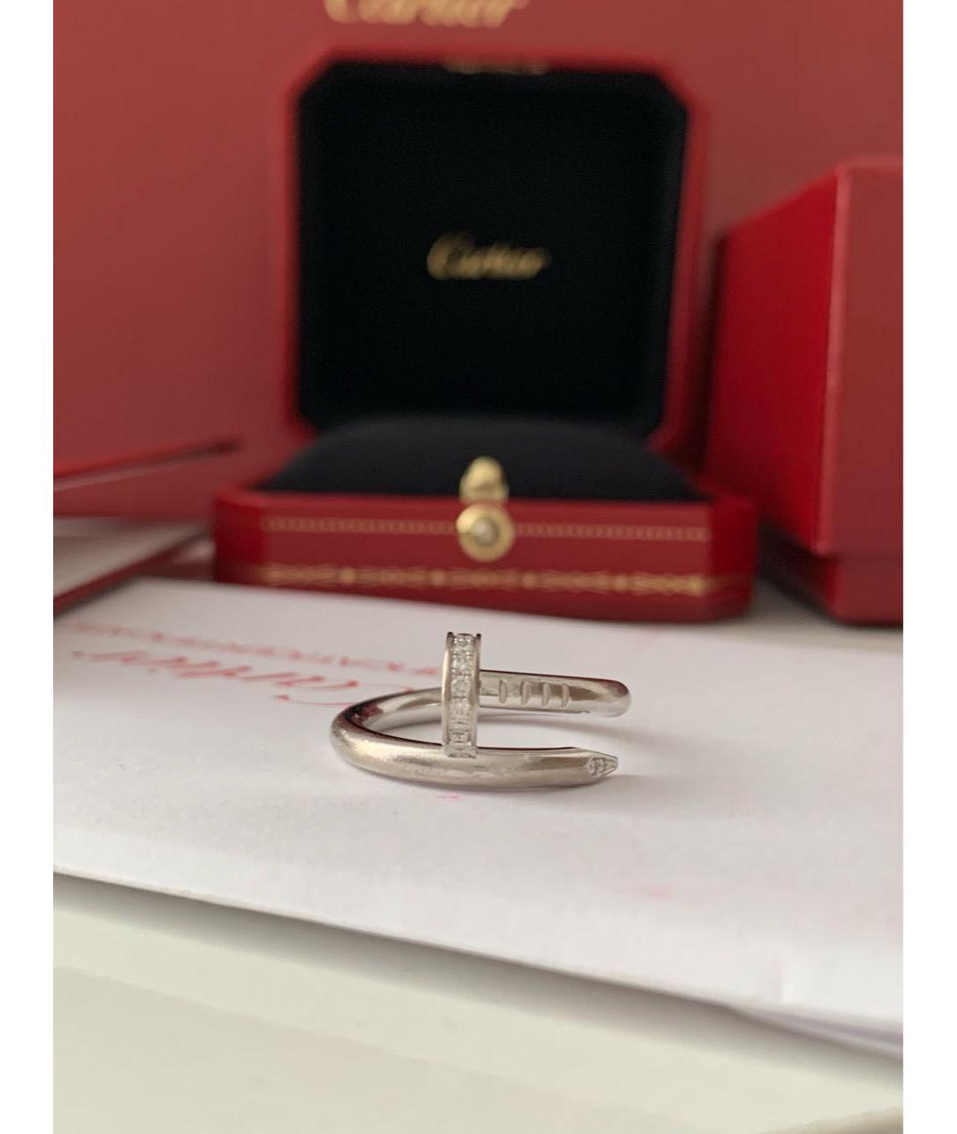 CARTIER Серебряное кольцо из белого золота, фото 3