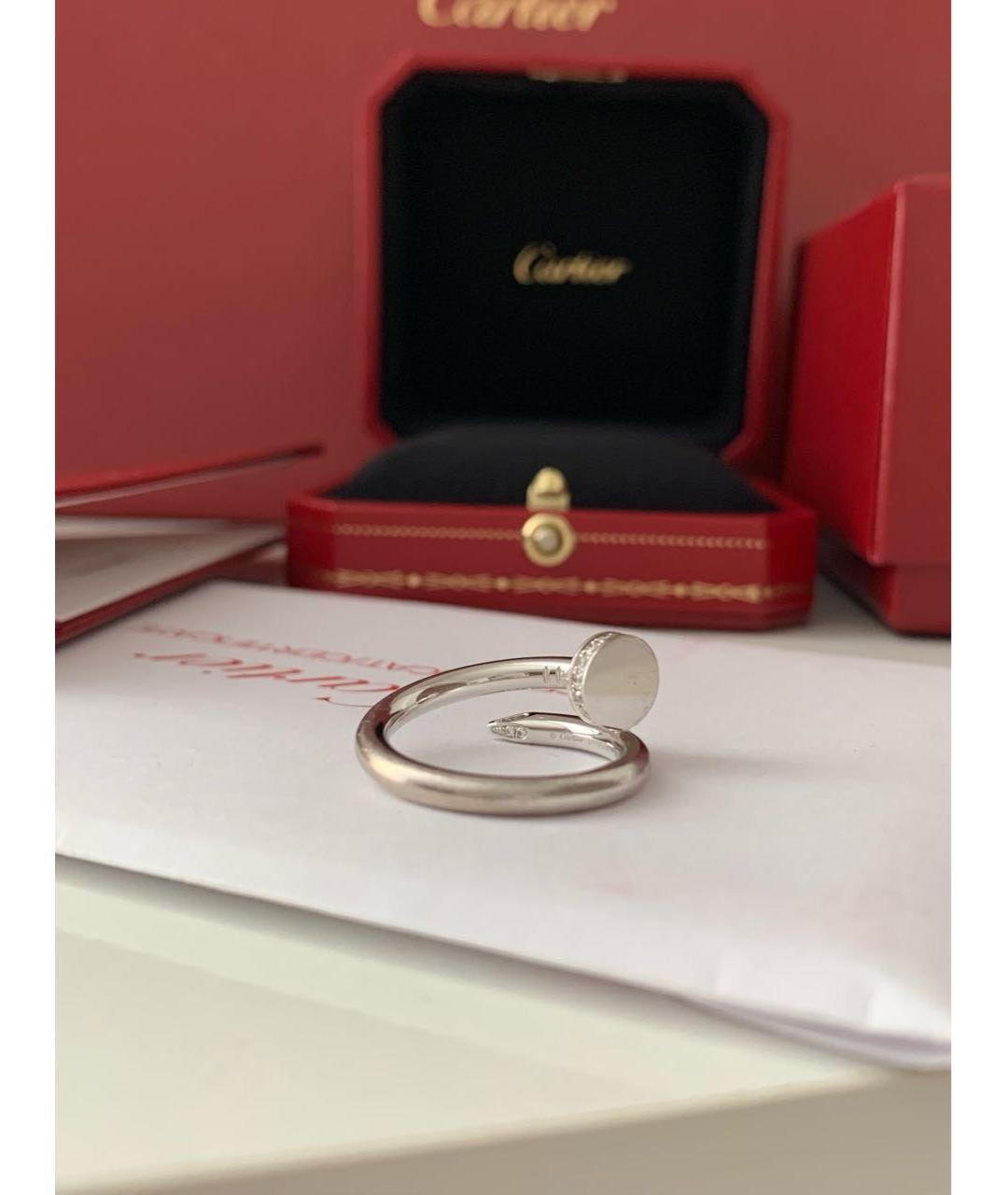 CARTIER Серебряное кольцо из белого золота, фото 4