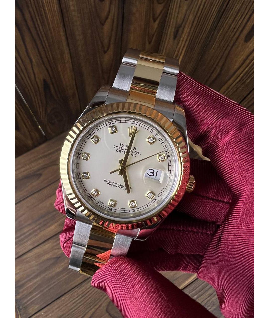 ROLEX Часы из желтого золота, фото 2