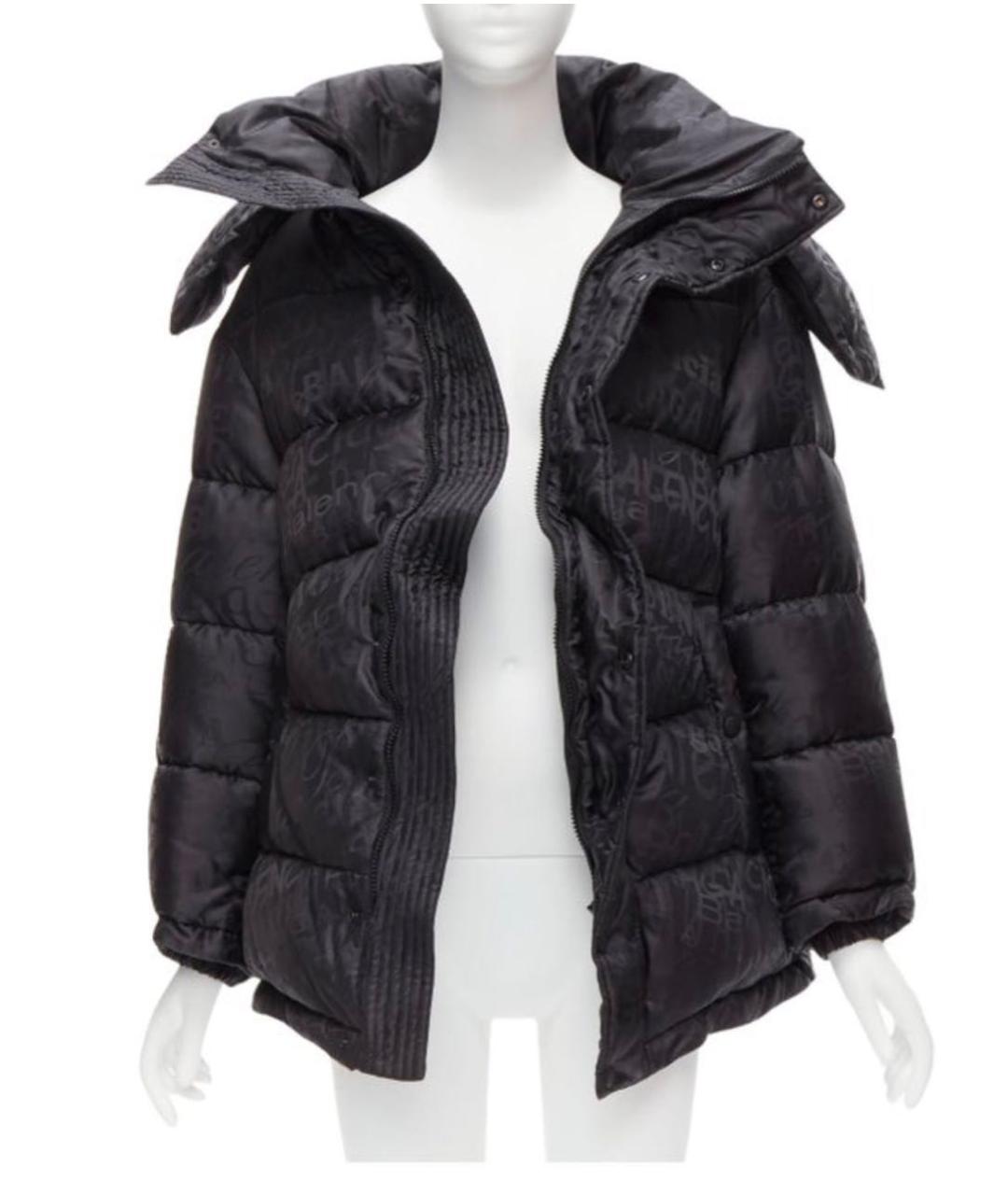 BALENCIAGA Черная синтетическая куртка, фото 7