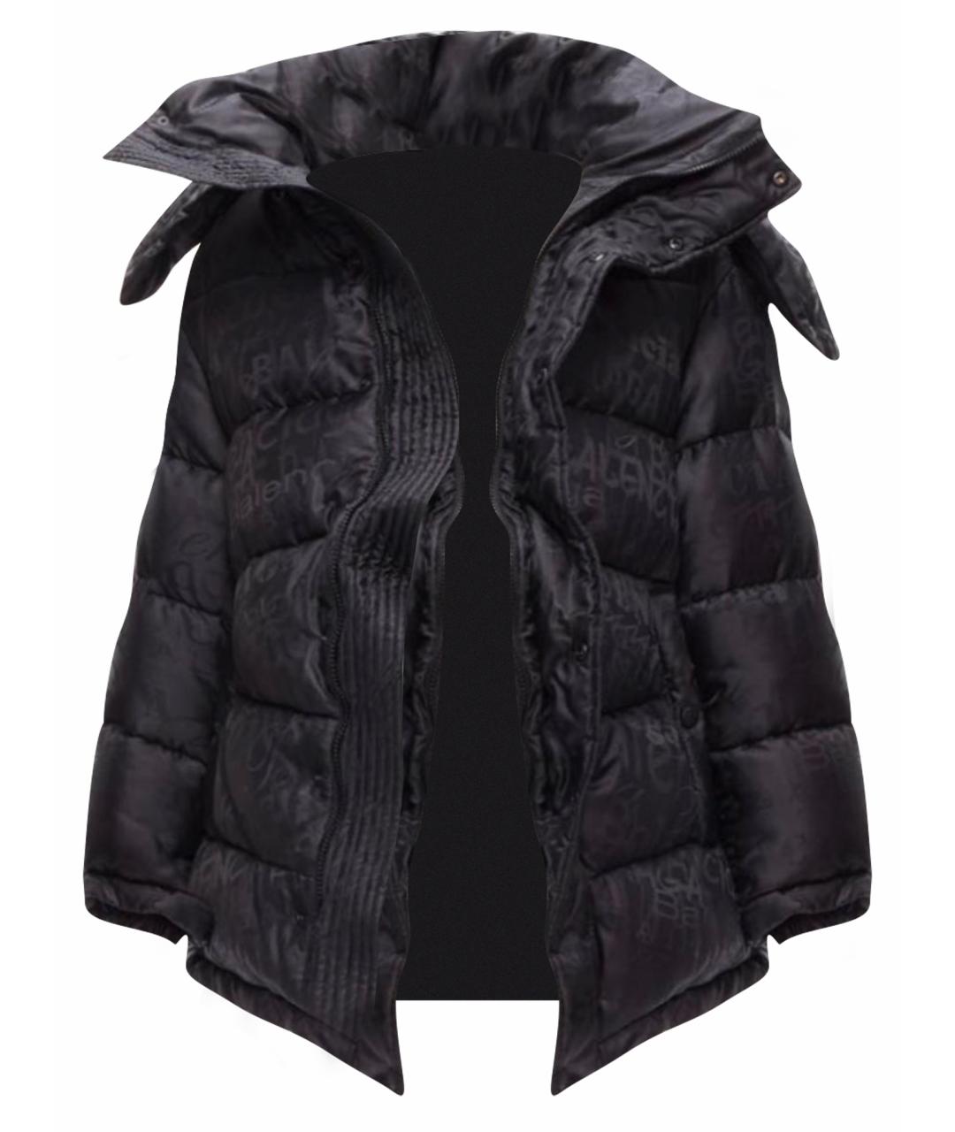 BALENCIAGA Черная синтетическая куртка, фото 1
