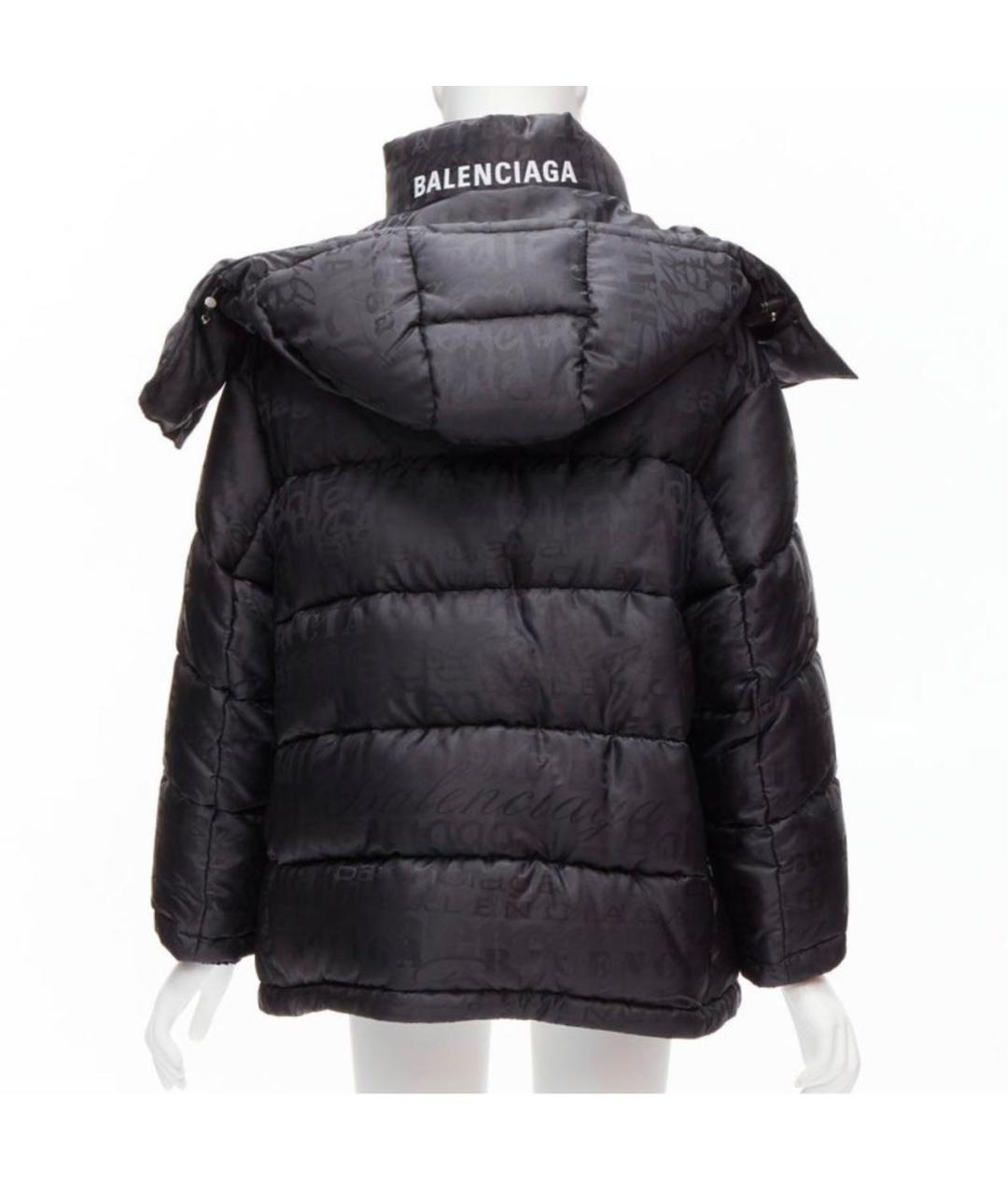 BALENCIAGA Черная синтетическая куртка, фото 2