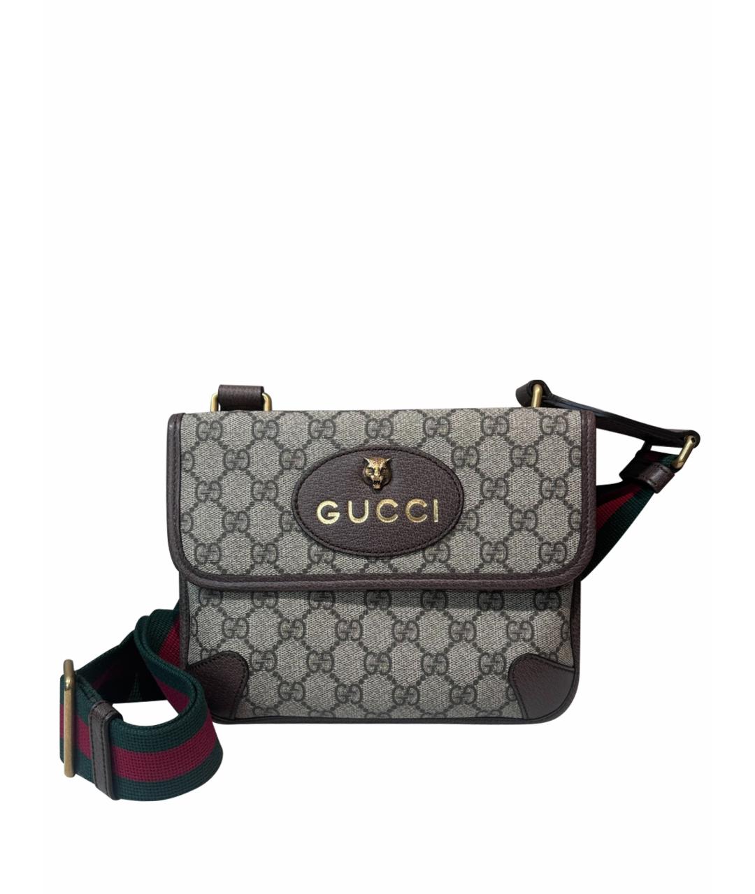 GUCCI Хаки сумка через плечо, фото 1