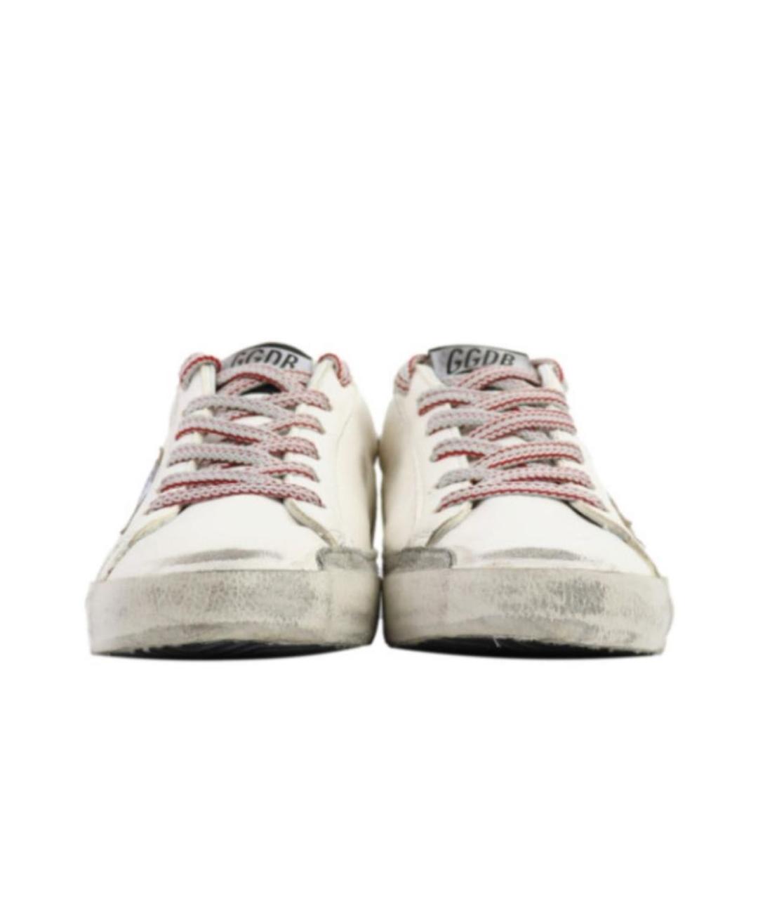 GOLDEN GOOSE DELUXE BRAND Белые кожаные кеды, фото 5