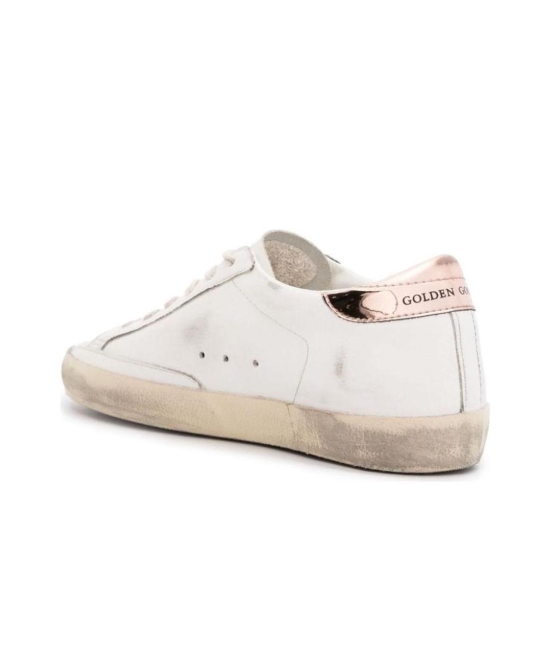 GOLDEN GOOSE DELUXE BRAND Розовые кожаные кеды, фото 5