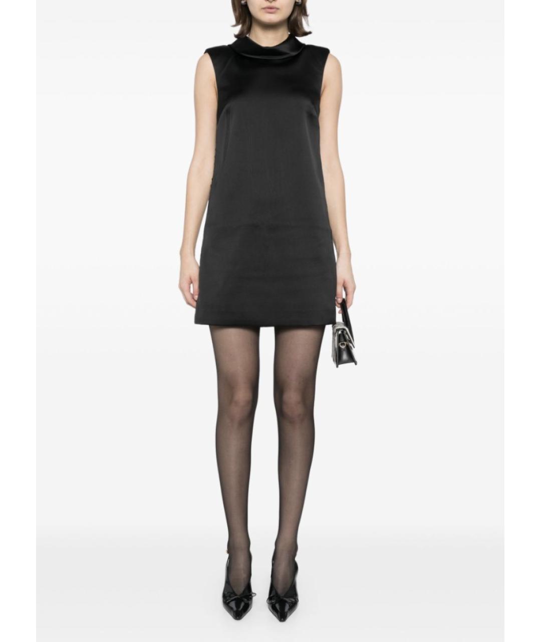 SELF-PORTRAIT Черное полиэстеровое платье, фото 2