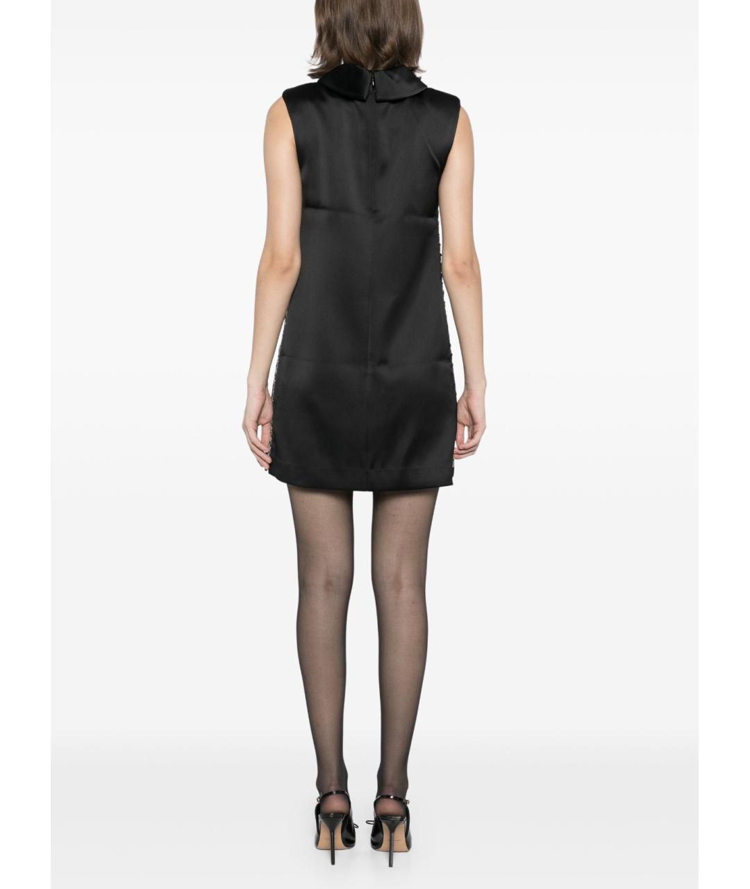 SELF-PORTRAIT Черное полиэстеровое платье, фото 3